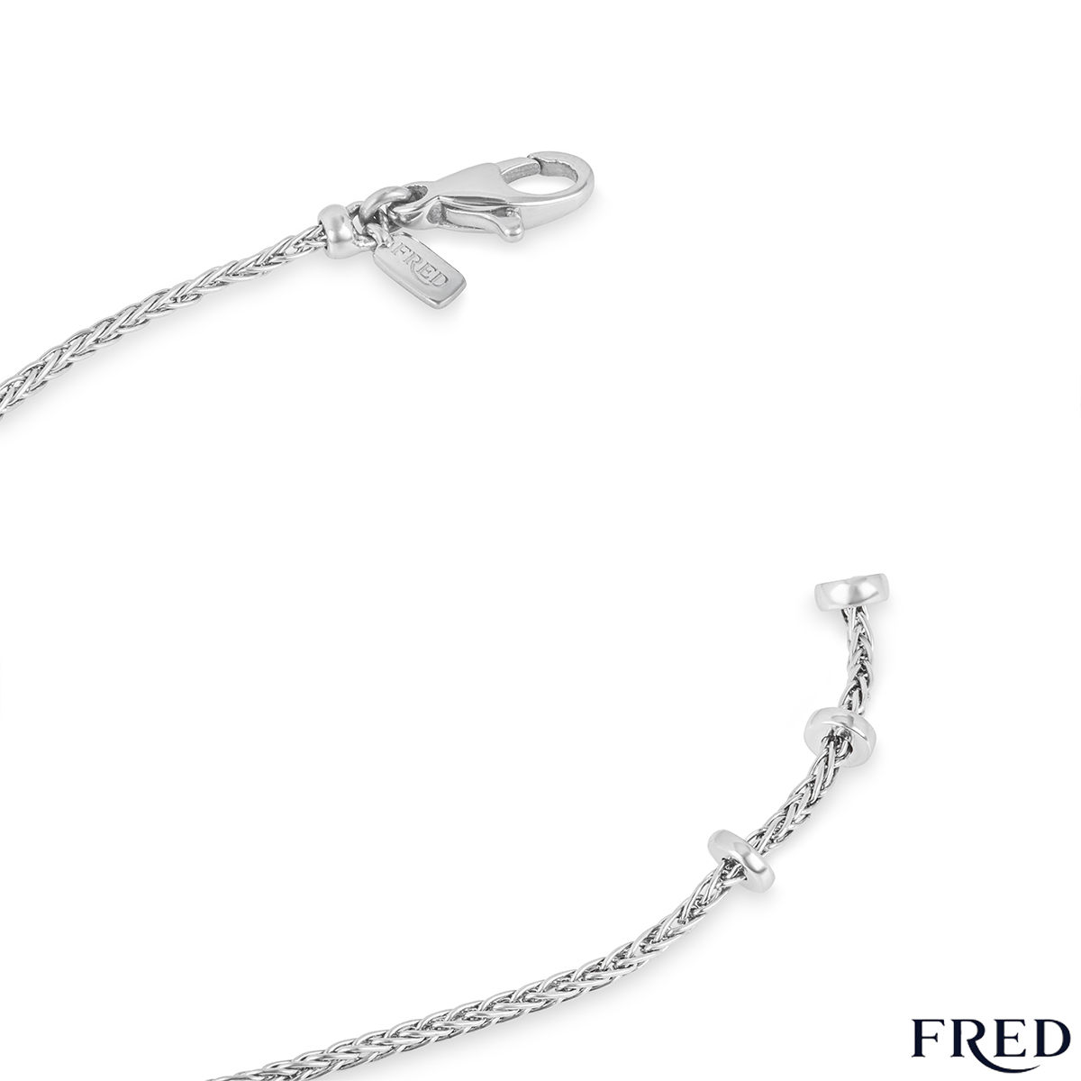 Fred Platinum Pearl & Diamond Bracelet 6B0180